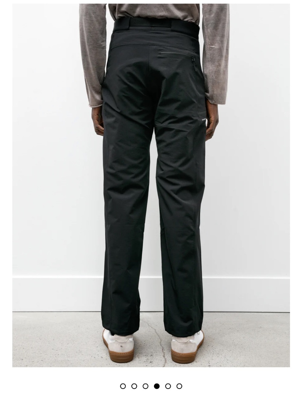 SATISFY PEACESHELL SOLOTEX PANTS BLACK SMALL MENS - Picture 10 of 15